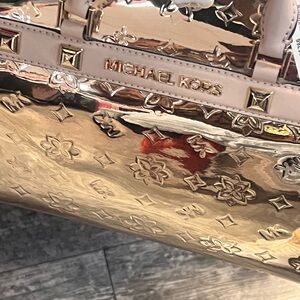Michael Kors Metallic Gold Tote